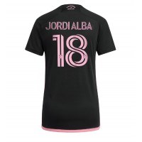 Fotballdrakt Dame Inter Miami Jordi Alba #18 Bortedrakt 2024-25 Kortermet